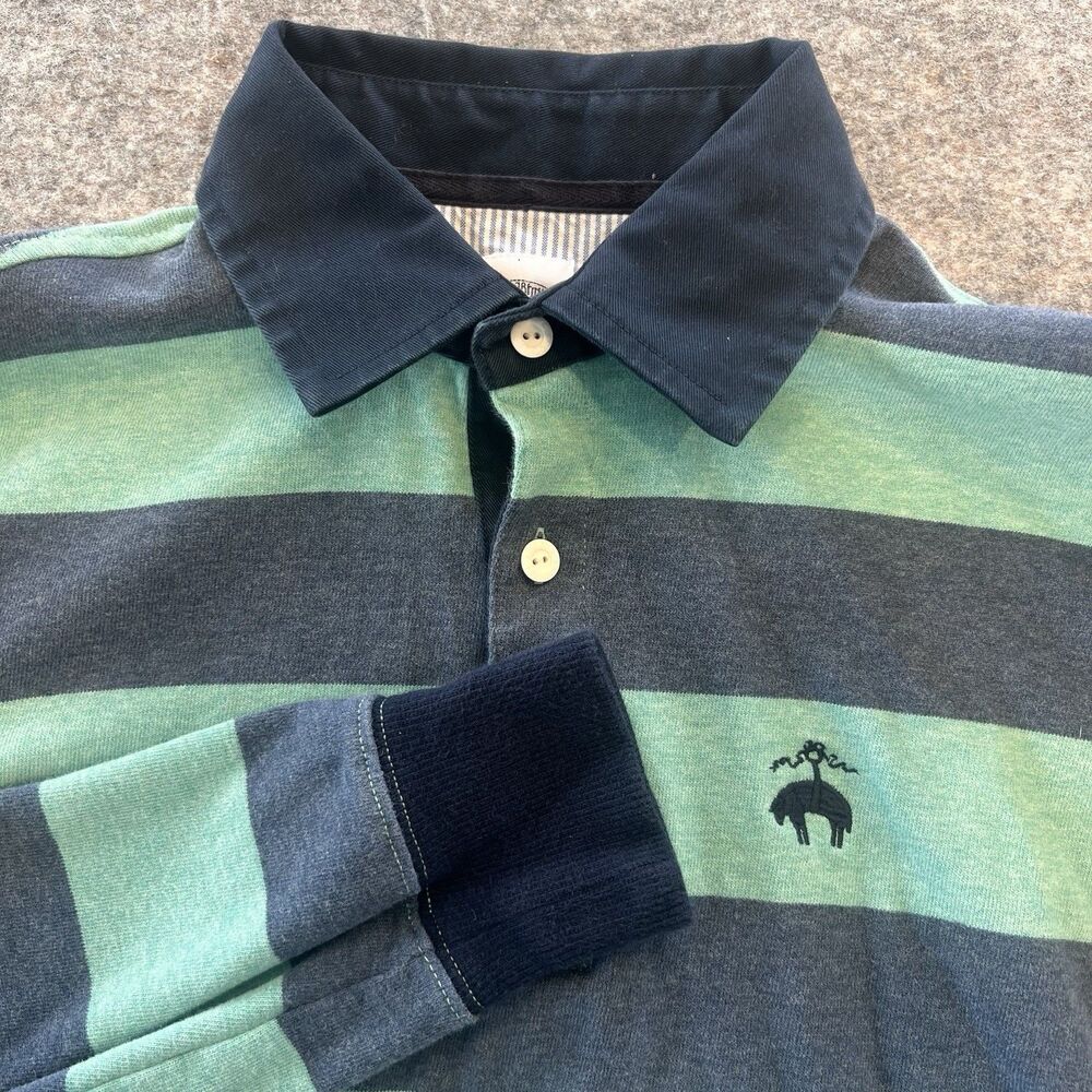 Brooks Brothers Men’s Striped Rugby Size  M